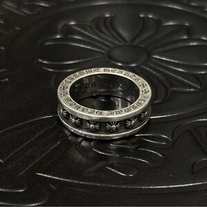 Chrome Hearts Mini Plus CH Silver Ring Size 9